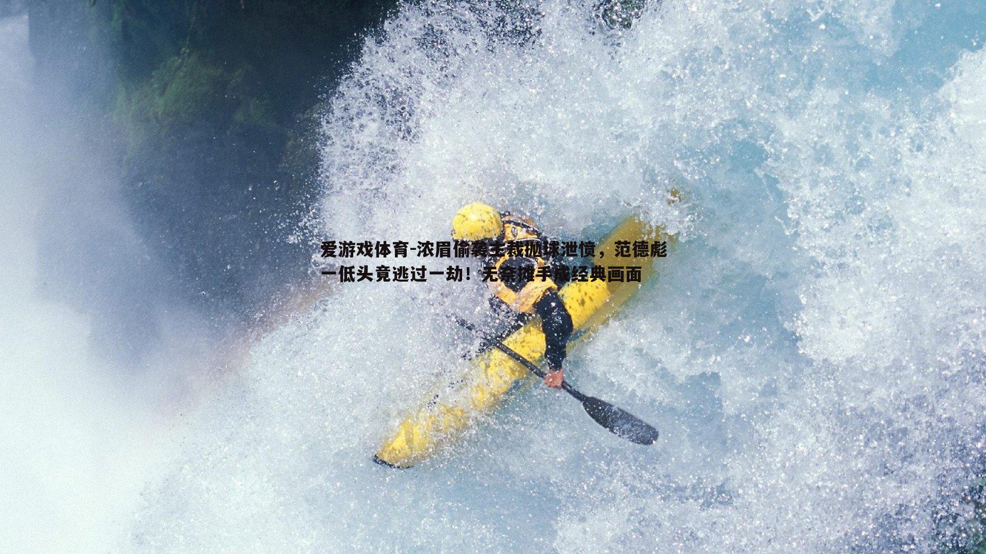 浓眉偷袭主裁抛球泄愤,范德彪一低头竟逃过一劫!无奈摊手成经典画面